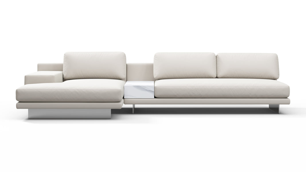 AlessioAlessio - Alessio Outdoor Sectional, Left Chaise, Shell Performance Weave