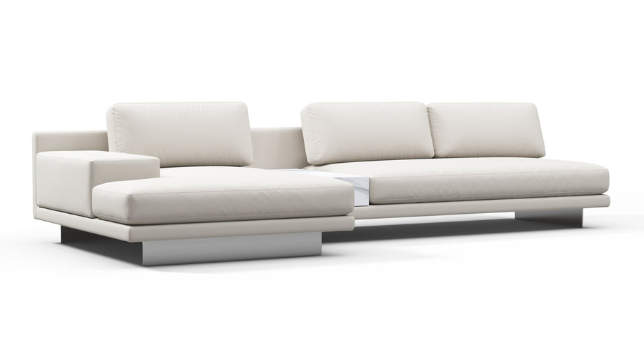 AlessioAlessio - Alessio Outdoor Sectional, Left Chaise, Shell Performance Weave