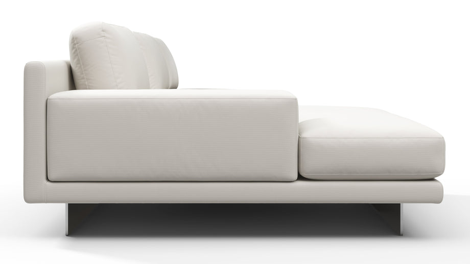 AlessioAlessio - Alessio Outdoor Sectional, Left Chaise, Shell Performance Weave