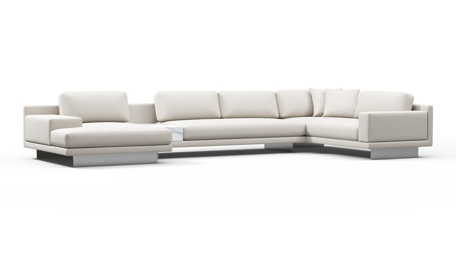 AlessioAlessio - Alessio Outdoor Sectional, Large Right Corner, Shell Performance Weave