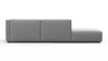 Bond - Bond - Bond Outdoor Sectional, Open End, Left, Dove Grey Performance Weave - Image 5