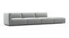 Bond - Bond - Bond Outdoor Sectional, Large Open End, Right, Dove Grey Performance Weave - Image 2