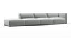 Bond - Bond - Bond Outdoor Sectional, Large Open End, Left, Dove Grey Performance Weave - Image 2