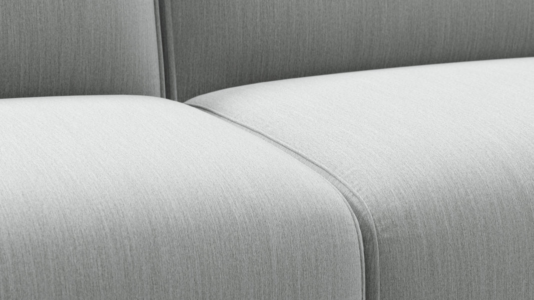 BondBond - Bond Outdoor Two Seater Sofa, Dove Grey Performance Weave