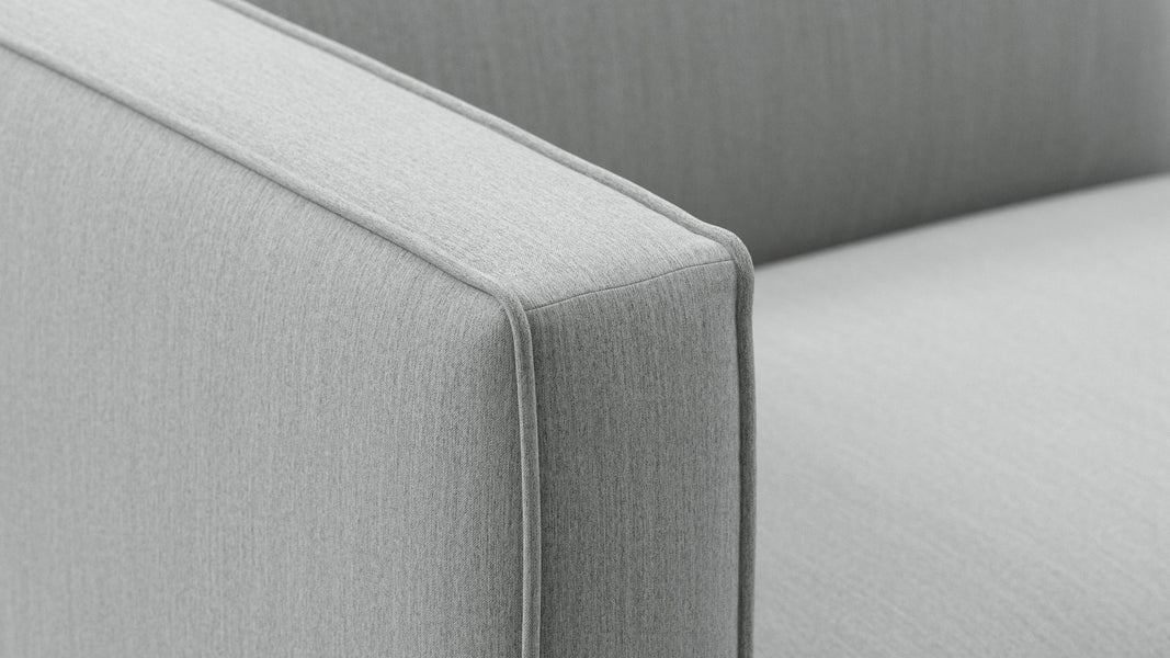 BondBond - Bond Outdoor Two Seater Sofa, Dove Grey Performance Weave
