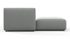 Bond - Bond - Bond Outdoor Sectional, Left Chaise, Dove Grey Performance Weave - Image 4