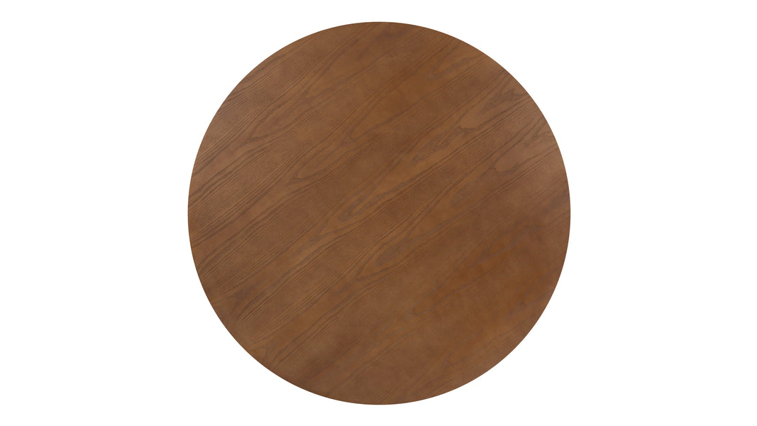 DecelleDecelle - Decelle Round Dining Table, Walnut 130cm