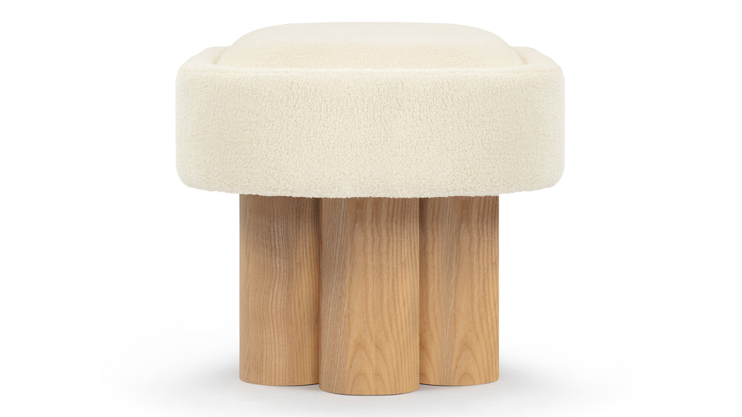 MelbourneMelbourne - Melbourne Bench, White Teddy and Natural Ash