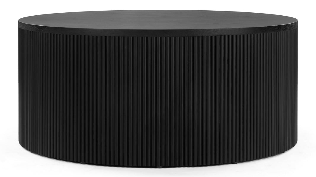 CosCos - Cos Fluted Coffee Table, Black