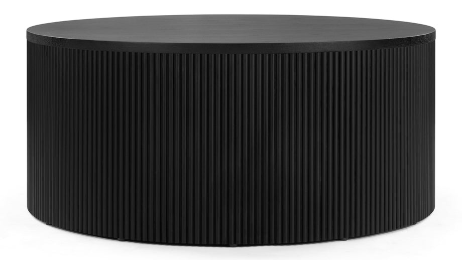 CosCos - Cos Fluted Coffee Table, Black