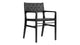 Anci - Anci - Anci Armchair, Black Vegan Leather and Black Ash - Image 2
