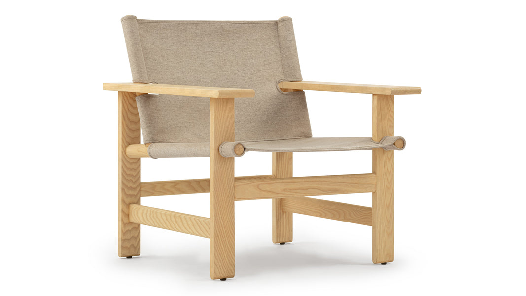 ArteArte - Arte Lounge Chair, Natural Ash and Canvas
