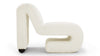 Ceres - Ceres - Ceres Lounge Chair, White Vegan Fur - Image 2