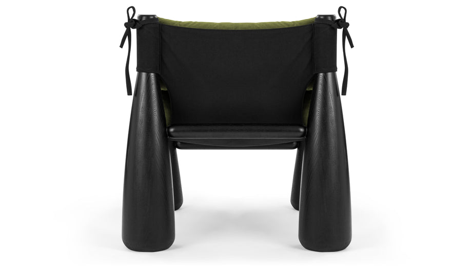 MutoMuto - Muto Lounge Chair, Deep Moss Velvet