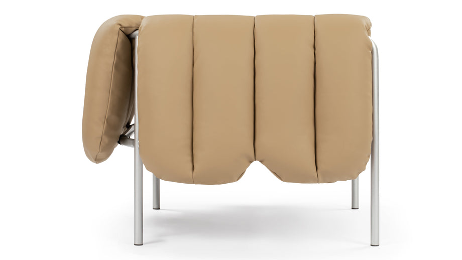 PuffyTuscan Tan Vegan Leather