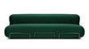 Bao - Bao - Bao Three Seater Sofa, Emerald Velvet - Image 1