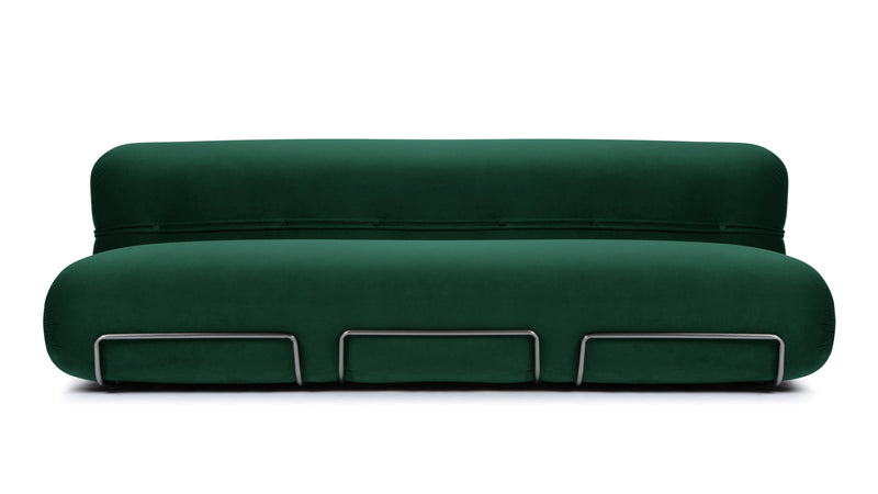 BaoBao - Bao Three Seater Sofa, Emerald Velvet