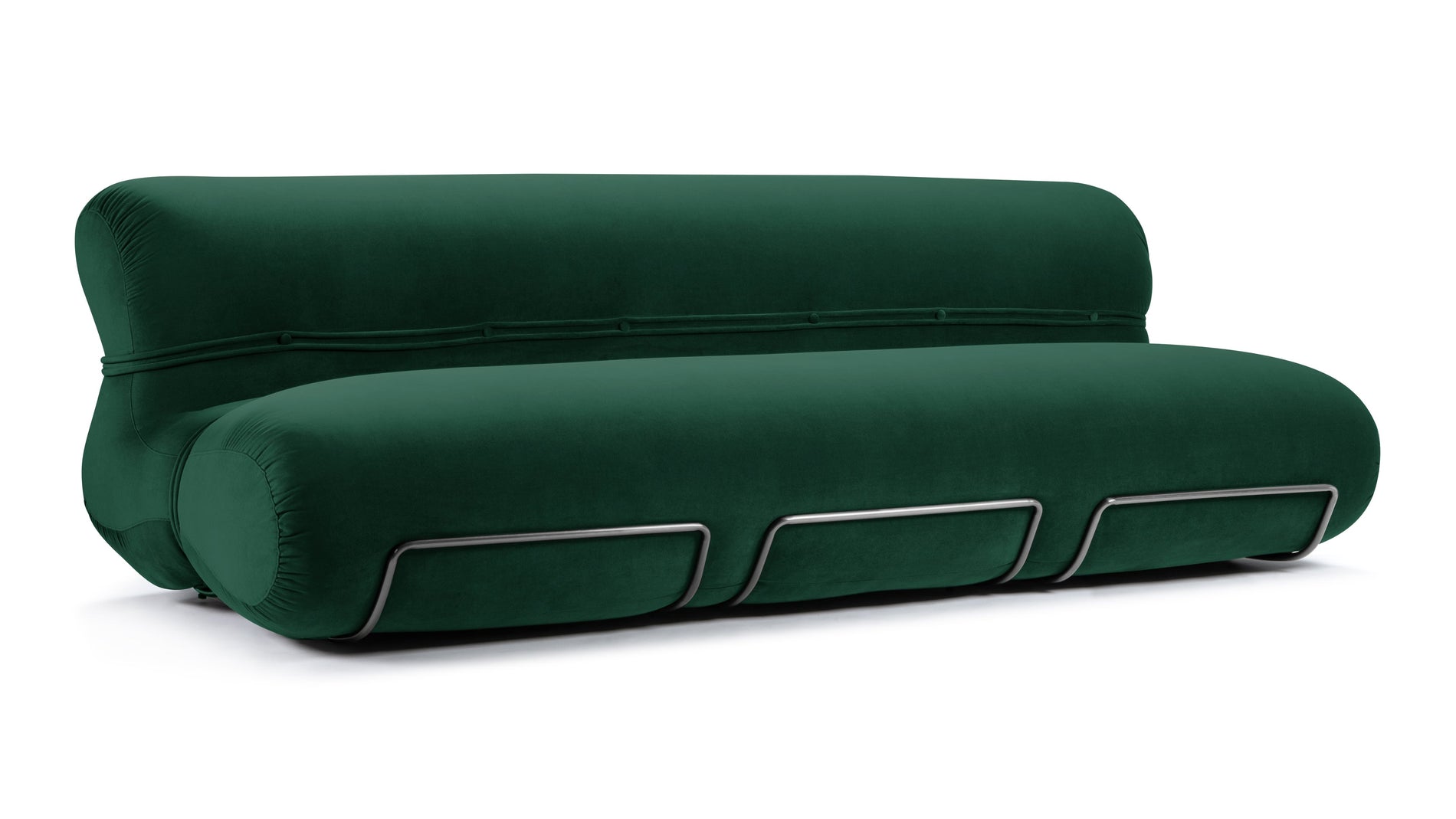 BaoBao - Bao Three Seater Sofa, Emerald Velvet