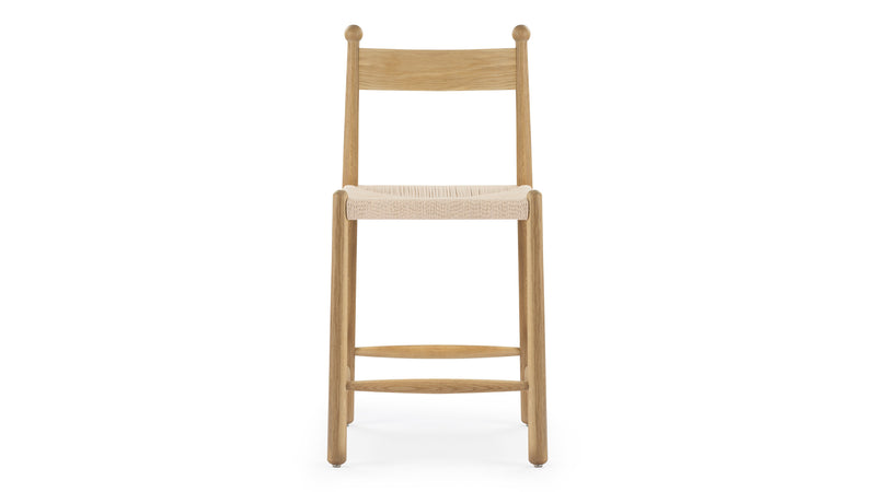 SaraSara - Sara Bar Stool, Oak, Seat Height 61cm