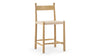 Sara - Sara - Sara Bar Stool, Oak, Seat Height 61cm - Image 2