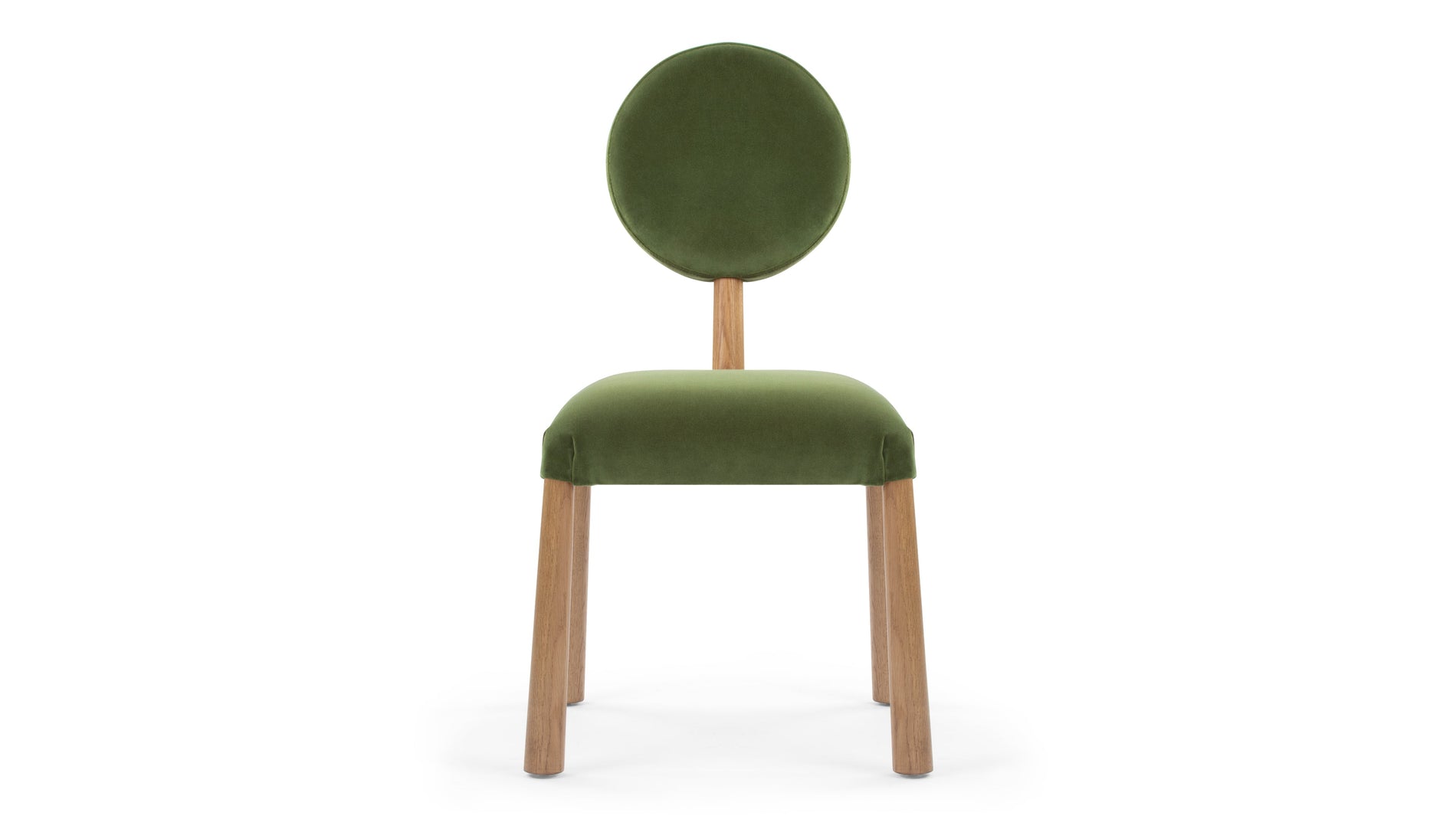 FossieFossie - Fossie Side Chair, Moss Green Velvet