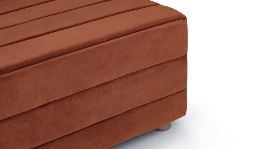RhodesRhodes - Rhodes Lounge Chair, Ancho Velvet