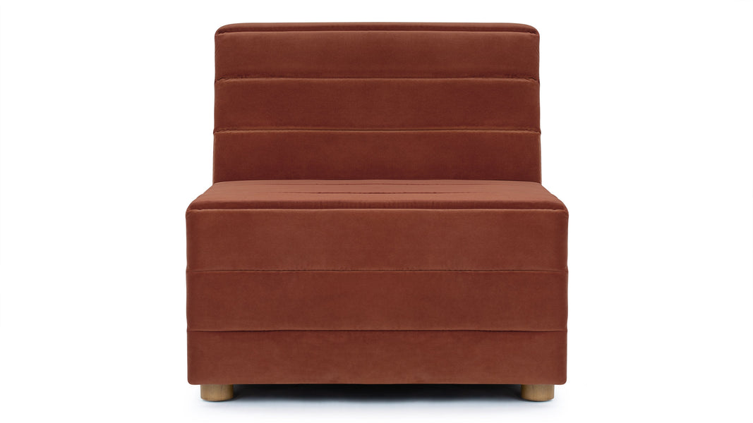 RhodesRhodes - Rhodes Lounge Chair, Ancho Velvet