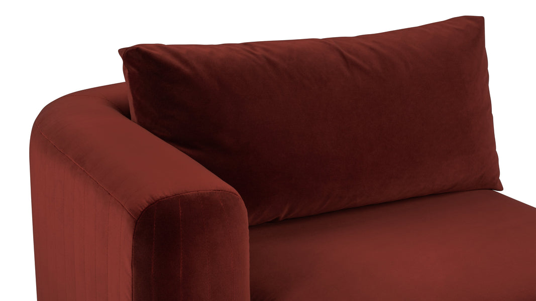 MorrellMorrell - Morrell Module, Left Arm, Garnet Velvet
