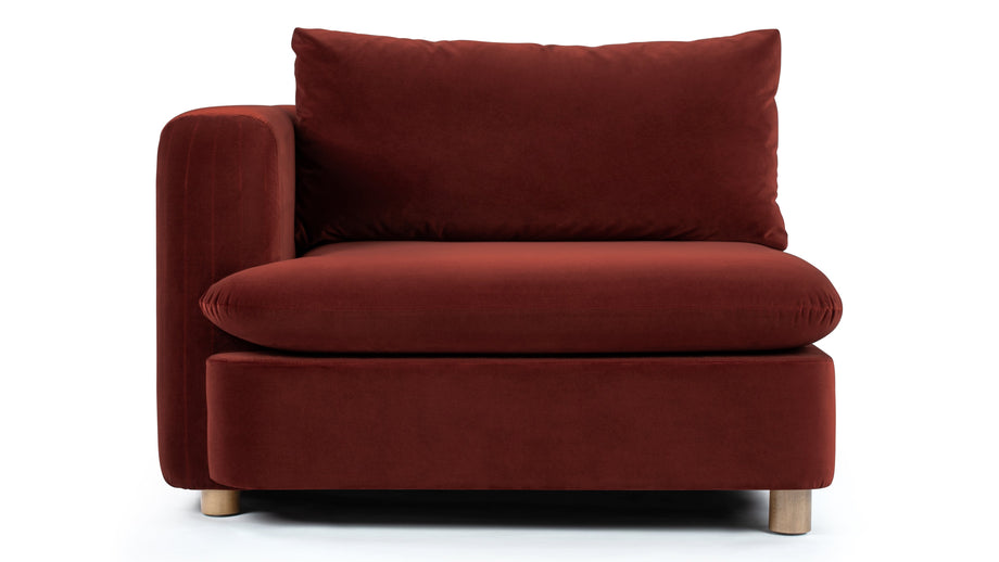 MorrellMorrell - Morrell Module, Left Arm, Garnet Velvet