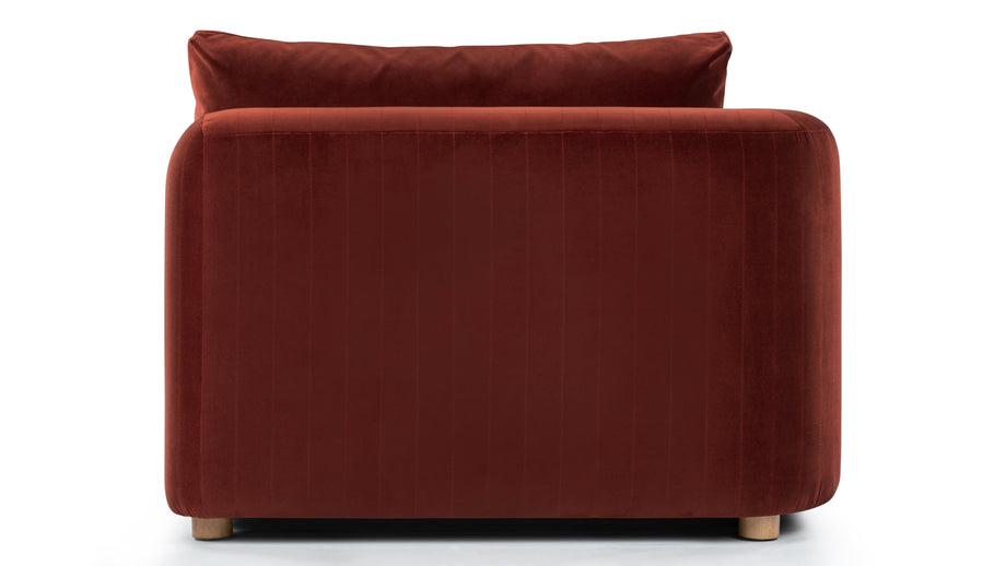 MorrellMorrell - Morrell Module, Left Arm, Garnet Velvet