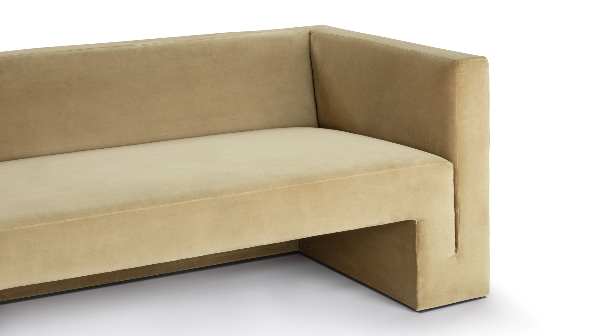OlsenOlsen - Olsen Three Seater Sofa, Honey Velvet
