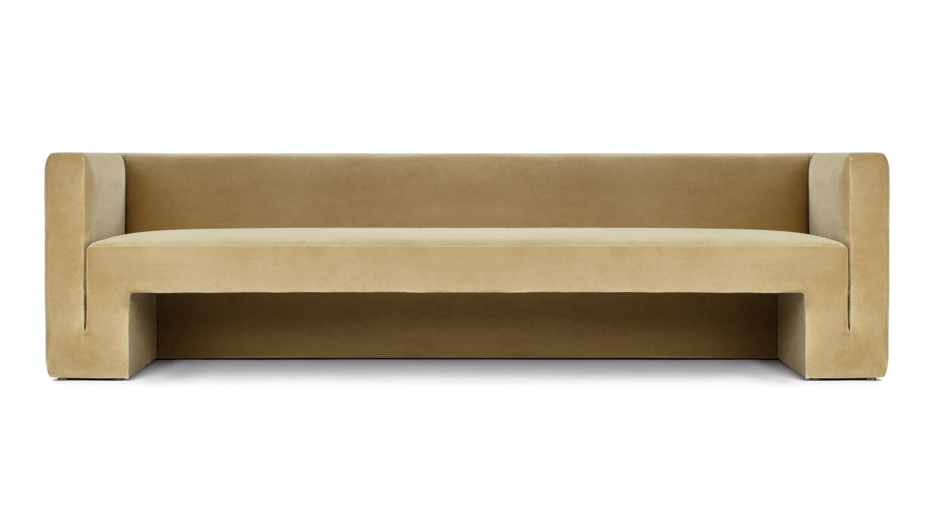 OlsenOlsen - Olsen Three Seater Sofa, Honey Velvet