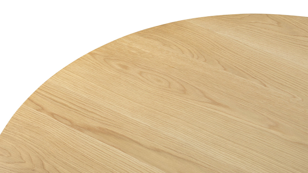 ArlonArlon - Arlon Round Dining Table, Light Oak, 119cm
