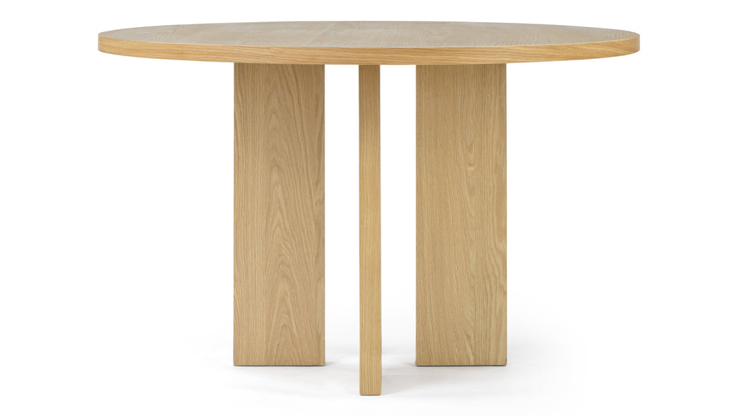 ArlonArlon - Arlon Round Dining Table, Light Oak, 119cm