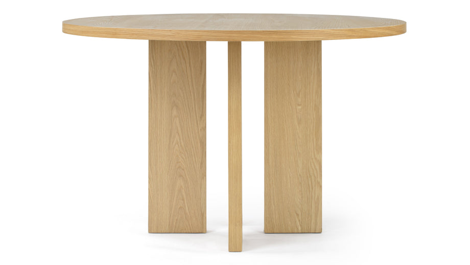 ArlonArlon - Arlon Round Dining Table, Light Oak, 119cm
