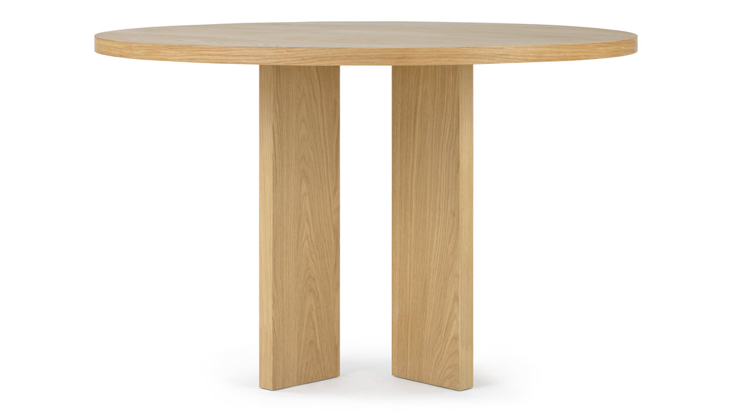 ArlonArlon - Arlon Round Dining Table, Light Oak, 119cm