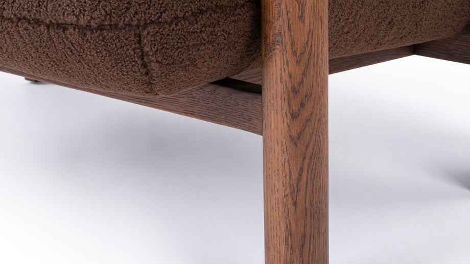 BrasilienBrasilia - Brasilia Lounge Chair, Cafe Noir Vegan Fur