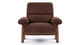 Brasilia - Brasilia - Brasilia Lounge Chair, Cafe Noir Vegan Fur - Image 1