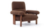 Brasilia - Brasilia - Brasilia Lounge Chair, Cafe Noir Vegan Fur - Image 2