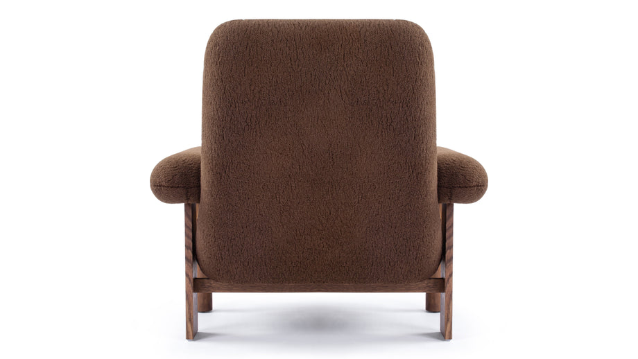 BrasilienBrasilia - Brasilia Lounge Chair, Cafe Noir Vegan Fur