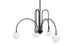 Mars - Mars - Mars Chandelier, Black - Image 2