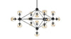 Moto - Moto - Moto Chandelier, Large, Smoked Glass and Black - Image 2