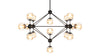 Moto - Moto - Moto Chandelier, Large, Smoked Glass and Black - Image 5