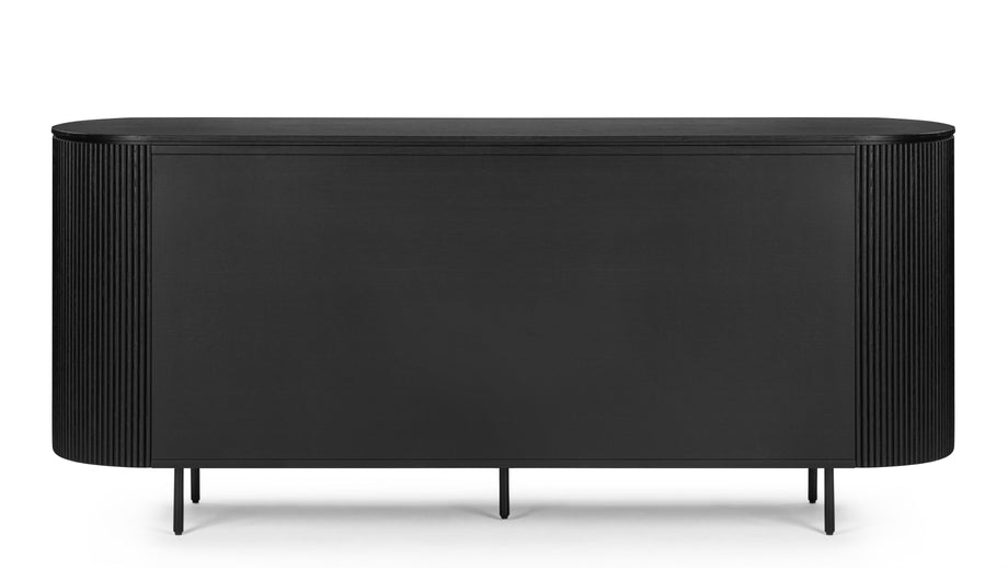 EmeryEmery - Emery Fluted Sideboard, Black, 180cm