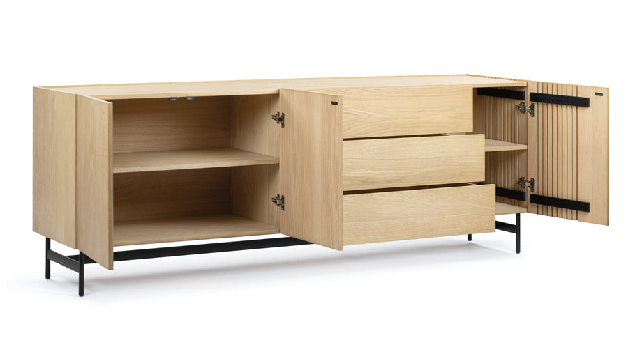 TrentTrent - Trent Sideboard, Light Oak, 216cm