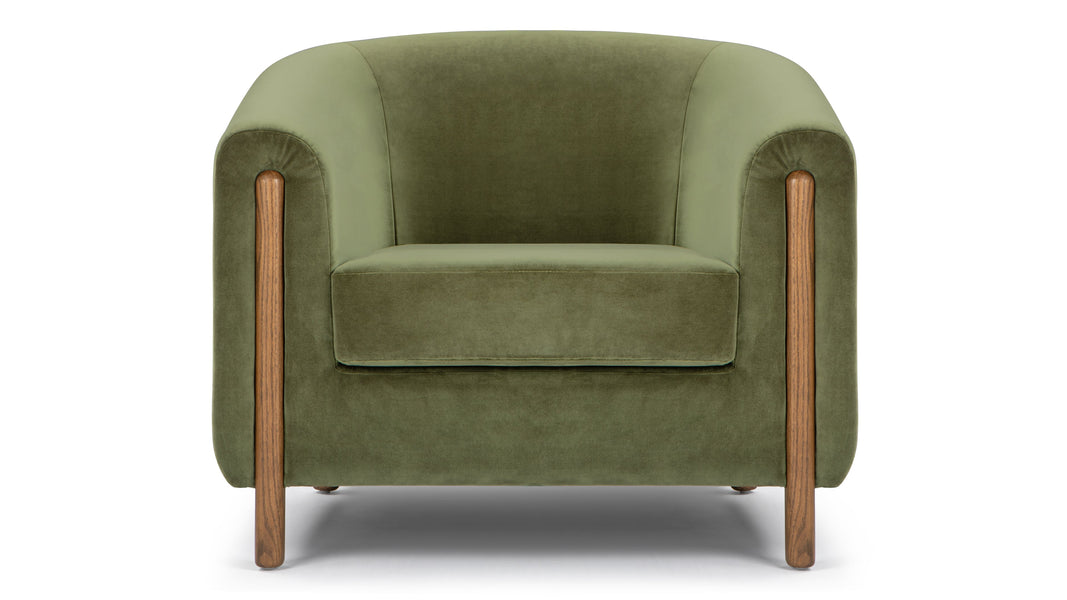 HolmesHolmes - Holmes Lounge Chair, Moss Green Velvet