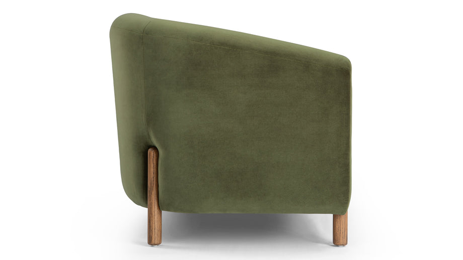 HolmesHolmes - Holmes Lounge Chair, Moss Green Velvet