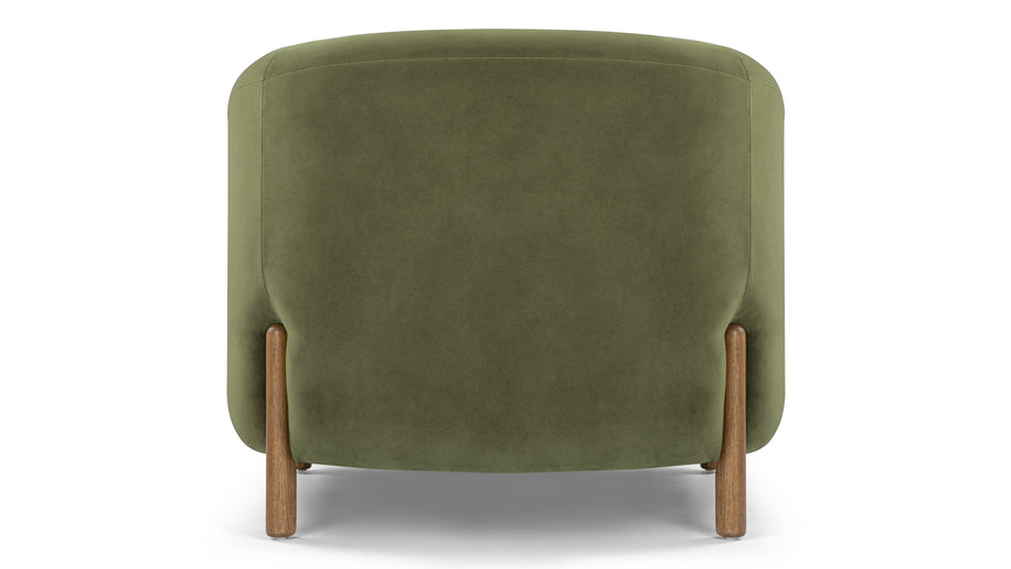 HolmesHolmes - Holmes Lounge Chair, Moss Green Velvet