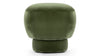 Nino - Nino - Nino Ottoman, Olive Green Velvet - Image 1