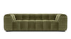 Stan - Stan - Stan Three Seater Sofa, Olive Green Velvet - Image 1